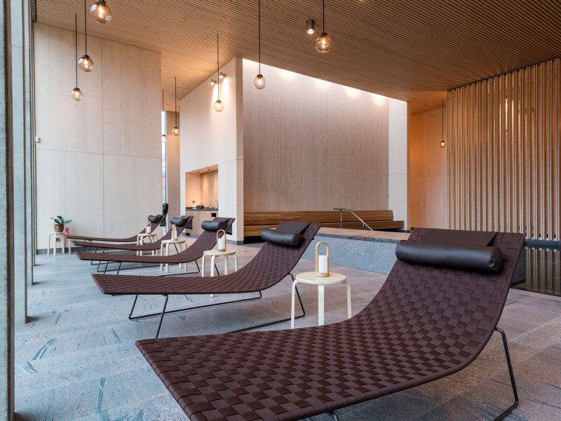 Lounge på Andrum Spa i Höör, Skåne